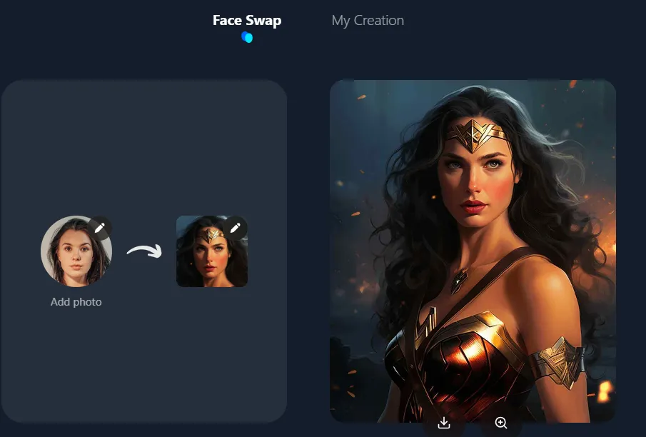 faceswapper aI- Exchange your face with your real hero