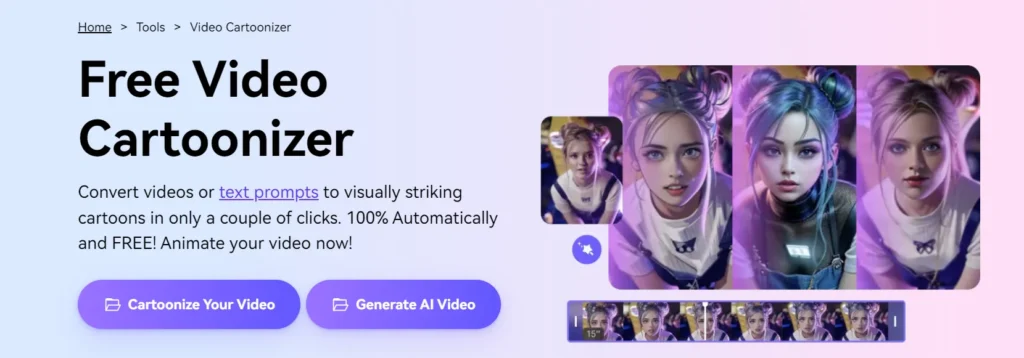 How to turn video into anime using AI free