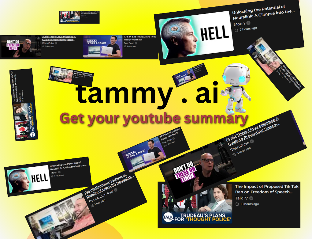 Tammy aI - Easy to Get the Best YouTube Summary in 2024