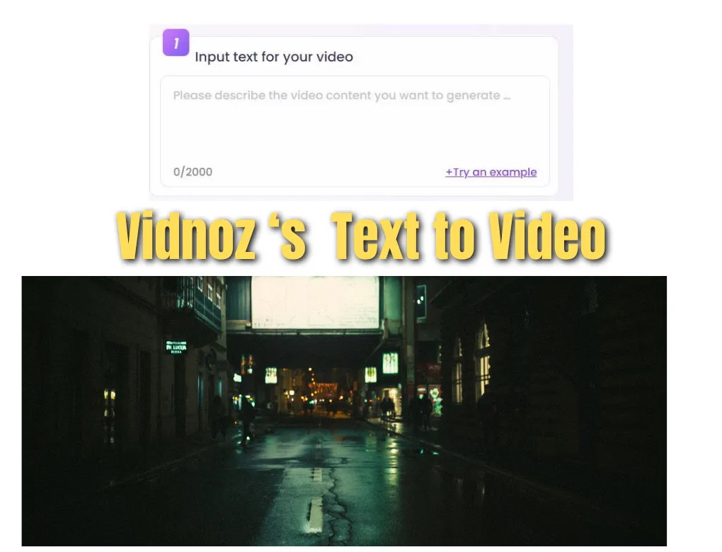 Vidnoz's Text to Video AI online free